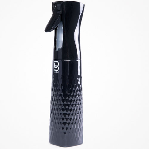 Level 3 Pulverizador Água Biselado 300ml-Preto