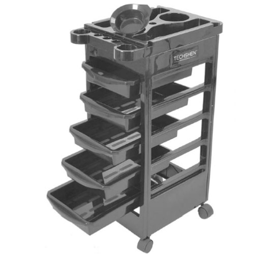 Mesa Ajudante Cabeleireiro Techshen Eco Preta