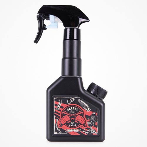 Bifull Pulverizador Agua Barber Fuel 300ml-Preto