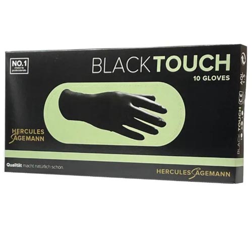 Black Touch Luvas Latex Pretas Reutilizaveis -S-10 Luvas