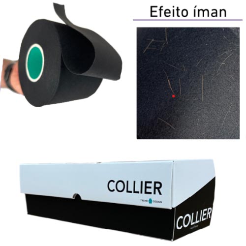 Collier Rolo Papel Anti Cabelo-5 Unidades