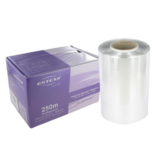 Esteta Rolo Aluminio Madeixas 250Metros