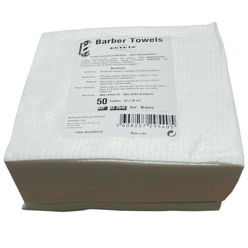 Toalha Descartável BARBER Biodegradável ESTETA 50 Un