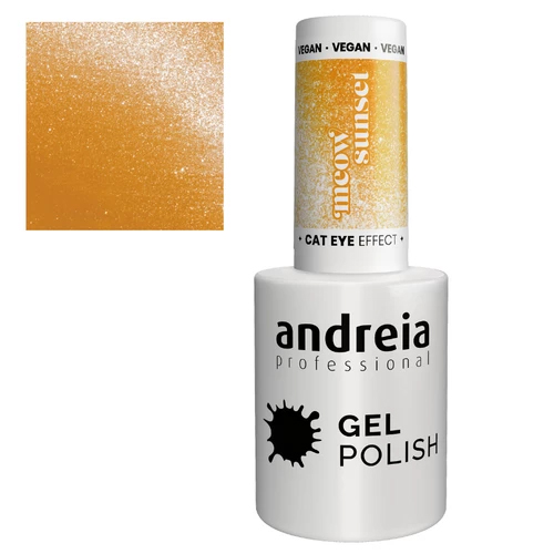 Andreia Verniz Gel Meow Sunset Cat Eye Effect MW3