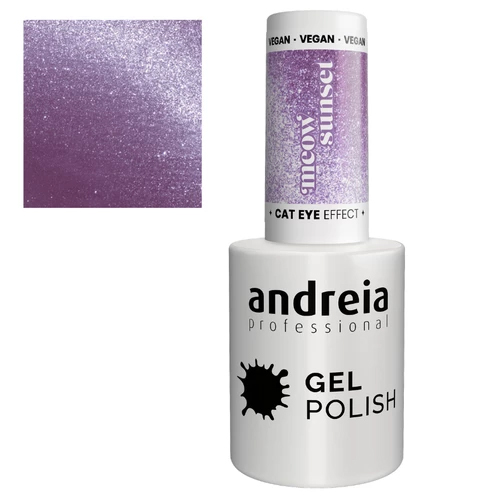 Andreia Verniz Gel Meow Sunset Cat Eye Effect MW4