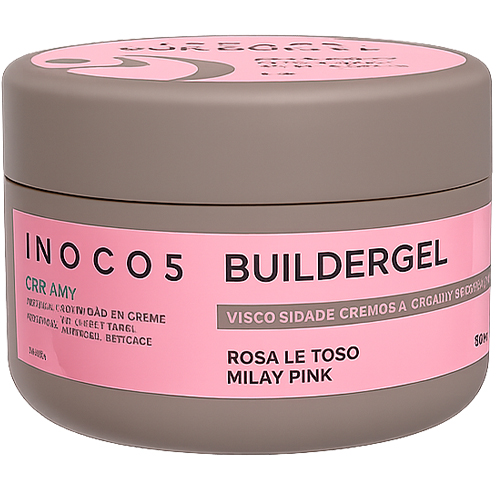 Builder Gel Creamy INOCOS Rosa Leitoso 50g