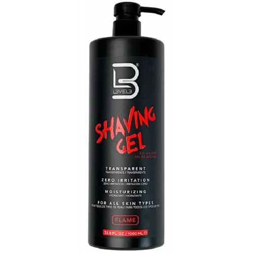 Level 3 Shaving Gel Transparente Flame 1000ml