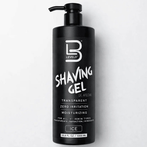 Level 3 Shaving Gel Transparente Ice 1000ml