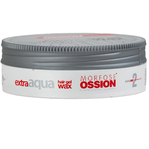 Ossion Hair Gel Wax Extra Aqua White 175ml-Força 2