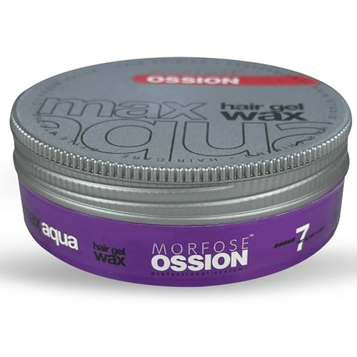 Ossion Hair Gel Wax Max Aqua Purple 175ml-Força 7
