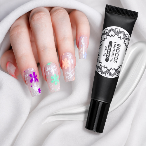 Stamping Gel INOCOS Branco 8ml