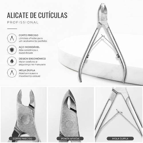 Alicate Cutículas INOCOS 3mm NP1