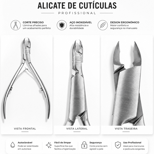 Alicate Cutículas INOCOS 4mm NP2