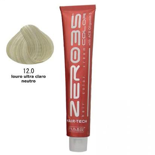 Coloração Emmebi Zero35 Hair Tech 100ml 12.0