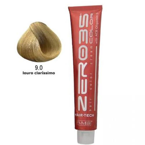 Coloração Emmebi Zero35 Hair Tech 100ml 9.0