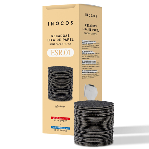 Recargas INOCOS Lixa de Papel para Lima Elétrica-EFR01
