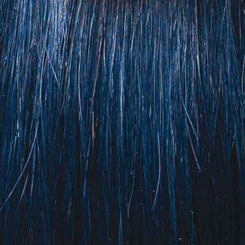 She Extensões de Queratina Lisas Fantasia Azul Escuro