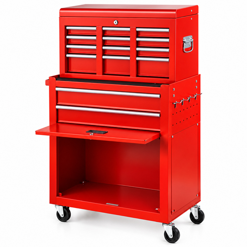 Italor Carrito Metalico Barbeiro Sitinger Vermelho