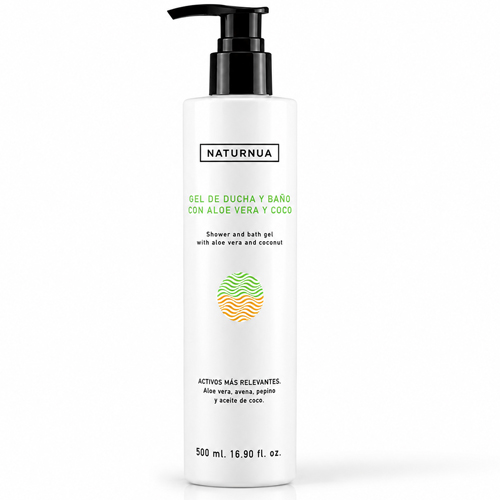 Naturnua Gel Banho Aloe Vera e Coco 500ml