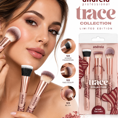 Andreia Trace Collection Set De Pincéis Para Rosto