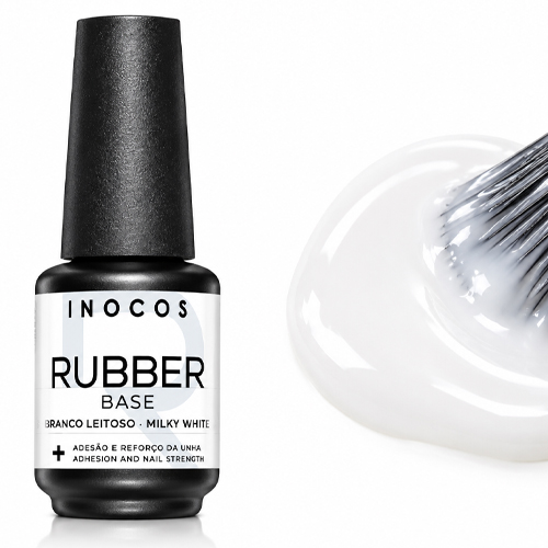 Inocos Rubber Base Branco Leitoso 15ml