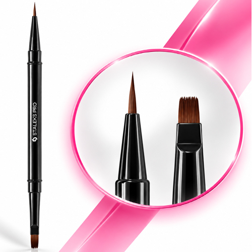 STALEKS EXPERT 01/04-Pincel Dupla Face Liner 7 mm-Gel 7 mm