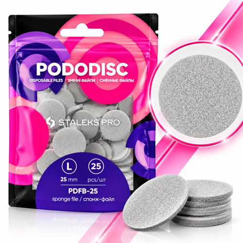 STALEKS EXPERT 20 PODODISC L Esponjas 25mm 25un