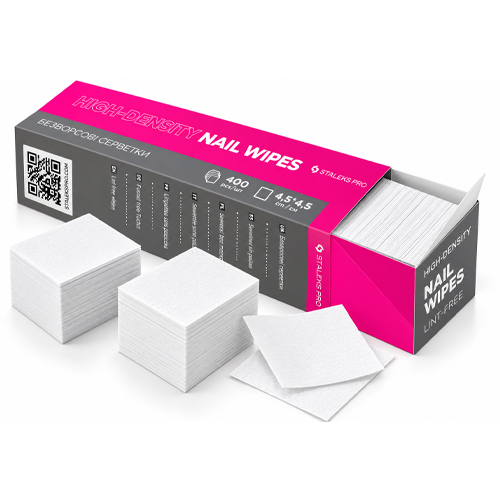 STALEKS Pro High-Density Nail Wipes Sem Fiapos 400 Unidades