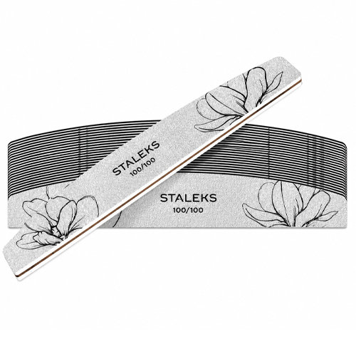 Staleks Pro Expert40 Lima Meia lua 100/100-25 Unidades