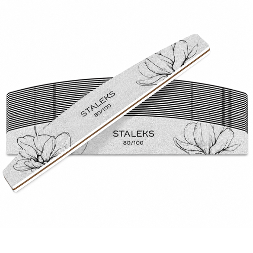 Staleks Pro Expert40 Lima Meia lua 80/100-25 Unidades