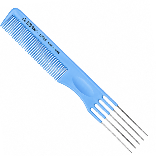 Eurostil Pente Garfo Metal Azul